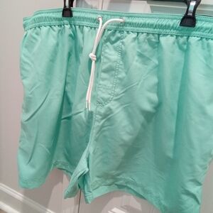 Azur Men Mint Green Swim Shorts Men's Big & Tall Size 3X NWT